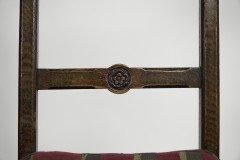 A W N Pugin Attributed, Made by Gillows of Lancaster. a Gothic Revival Oak Side Chair - Thumbnail 10