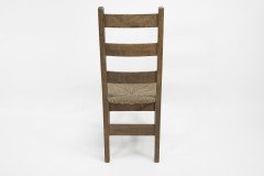 Heals. London. an Arts and Crafts Ladderback with Original Rush Seat - Thumbnail 4
