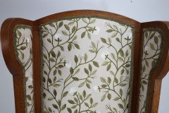 E G Punnett Attri. Probably by William Birch & Retailed by Goodyers. an Arts & Crafts Oak Wing Back Hall Armchair - Thumbnail 13