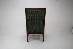 Liberty and Co, attributed, in the style of Leonard Wyburd. An Arts and Crafts oak wing back armchair - Thumbnail 20