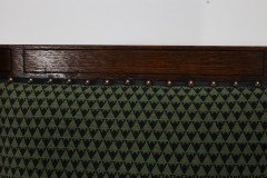 Liberty and Co, attributed, in the style of Leonard Wyburd. An Arts and Crafts oak wing back armchair - Thumbnail 9