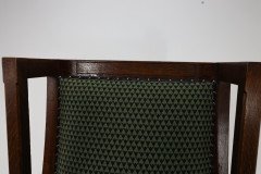Liberty and Co, attributed, in the style of Leonard Wyburd. An Arts and Crafts oak wing back armchair - Thumbnail 11