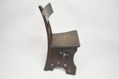 E W Pugin. Gothic Revival Oak Chair Designed for the Granville Hotel in Ramsgate - Thumbnail 3