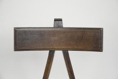 E W Pugin. Gothic Revival Oak Chair Designed for the Granville Hotel in Ramsgate - Thumbnail 8
