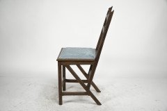Hendrik Petrus Berlage. Dutch. a Set of Four Gothic Revival Oak Side Chairs - Thumbnail 4