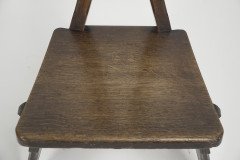 E W Pugin. Gothic Revival Oak Chair Designed for the Granville Hotel in Ramsgate - Thumbnail 12