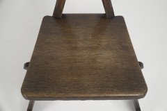 E W Pugin. Gothic Revival Oak Chair Designed for the Granville Hotel in Ramsgate - Thumbnail 13