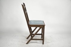 Hendrik Petrus Berlage. Dutch. a Set of Four Gothic Revival Oak Side Chairs - Thumbnail 8