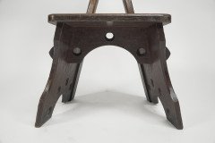 E W Pugin. Gothic Revival Oak Chair Designed for the Granville Hotel in Ramsgate - Thumbnail 14