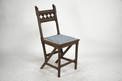 Hendrik Petrus Berlage. Dutch. a Set of Four Gothic Revival Oak Side Chairs - Thumbnail 9