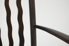 Liberty and Co. a Sweet Little Beech Stained and Original Cane Seated Rocking Chair - Thumbnail 12
