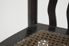 Liberty and Co. a Sweet Little Beech Stained and Original Cane Seated Rocking Chair - Thumbnail 15