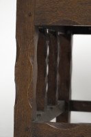 Romney Green Attributed. an Arts and Crafts Cotswold School Oak Stool - Thumbnail 8