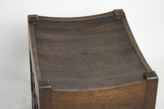 Romney Green Attributed. an Arts and Crafts Cotswold School Oak Stool - Thumbnail 5