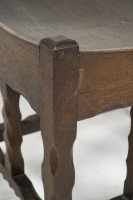 Romney Green Attributed. an Arts and Crafts Cotswold School Oak Stool - Thumbnail 10