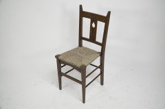 Liberty and Co attributed. A set of six Glasgow Style oak dining chairs - Thumbnail 5