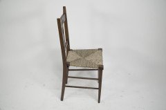Liberty and Co attributed. A set of six Glasgow Style oak dining chairs - Thumbnail 7