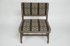 E. W. Pugin (Attributed) – Gothic Revival Oak Duet Chair with Wide Seat - Thumbnail 6