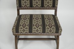 E. W. Pugin (Attributed) – Gothic Revival Oak Duet Chair with Wide Seat - Thumbnail 8
