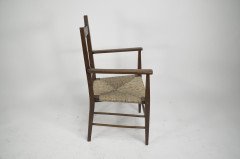 Liberty and Co attributed. A set of six Glasgow Style oak dining chairs - Thumbnail 15