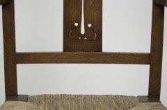 Liberty and Co attributed. A set of six Glasgow Style oak dining chairs - Thumbnail 18
