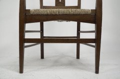 Liberty and Co attributed. A set of six Glasgow Style oak dining chairs - Thumbnail 20