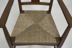 Liberty and Co attributed. A set of six Glasgow Style oak dining chairs - Thumbnail 19