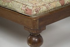 Philip Webb for Morris and Co Attributed. a Large Aesthetic Movement Bobbin Turned Satinwood Chaise Lounge - Thumbnail 15