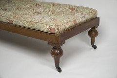 Philip Webb for Morris and Co Attributed. a Large Aesthetic Movement Bobbin Turned Satinwood Chaise Lounge - Thumbnail 8