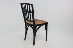 Gustav Siegel for J and J Kohn. Three Ebonised Bentwood Dining/cafe Chairs - Thumbnail 4