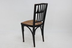 Gustav Siegel for J and J Kohn. Three Ebonised Bentwood Dining/cafe Chairs - Thumbnail 6