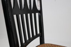 Gustav Siegel for J and J Kohn. Three Ebonised Bentwood Dining/cafe Chairs - Thumbnail 15