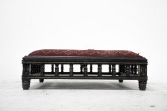 A Small Aesthetic Movement Ebonized Foot Stool - Thumbnail 5