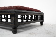 A Small Aesthetic Movement Ebonized Foot Stool - Thumbnail 6