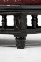 A Small Aesthetic Movement Ebonized Foot Stool - Thumbnail 11