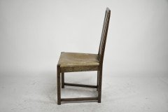 M. H. Baillie Scott. A Period Arts & Crafts Oak Side Chair with Canted Corners - Thumbnail 4