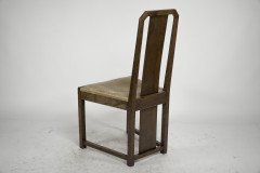 M. H. Baillie Scott. a Period Arts and Crafts Oak Side Chair with Canted Corners - Thumbnail 14