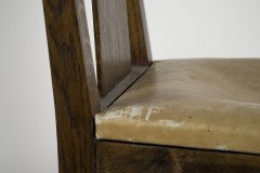 M. H. Baillie Scott. a Period Arts and Crafts Oak Side Chair with Canted Corners - Thumbnail 9