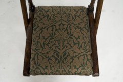 Bruce Talbert for Gillows and Co. a Gothic Revival Scissor Style Side Chair - Thumbnail 9