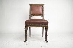 Charles Bevan Attributed. a Gothic Revival Side Chair with Scroll Carvings - Thumbnail 2