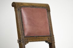 Charles Bevan Attributed. a Gothic Revival Side Chair with Scroll Carvings - Thumbnail 5