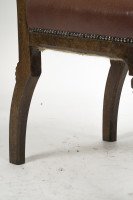 Charles Bevan Attributed. a Gothic Revival Side Chair with Scroll Carvings - Thumbnail 15