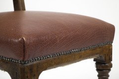 Charles Bevan Attributed. a Gothic Revival Side Chair with Scroll Carvings - Thumbnail 13