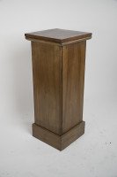 An Aesthetic Movement Satin Birch Bedside Cabinet with a Central Walnut Handle - Thumbnail 8