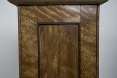 An Aesthetic Movement Satin Birch Bedside Cabinet with a Central Walnut Handle - Thumbnail 9