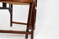 Bombay Art Furnishing Est. an Anglo- Japanese Walnut Armchair with a Double Back Leg - Thumbnail 16