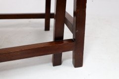 Bombay Art Furnishing Est. an Anglo- Japanese Walnut Armchair with a Double Back Leg - Thumbnail 17