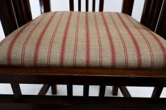 Bombay Art Furnishing Est. an Anglo- Japanese Walnut Armchair with a Double Back Leg - Thumbnail 14