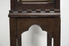 A Handsome Gothic Revival Oak Display Cabinet - Thumbnail 17