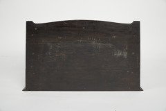 Arts and Crafts Oak Desk Top Bookcase with 3 Bronze Art Nouveau Period Plaques. - Thumbnail 17